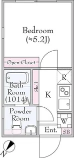 ディアコート大井町【3階】の間取り
