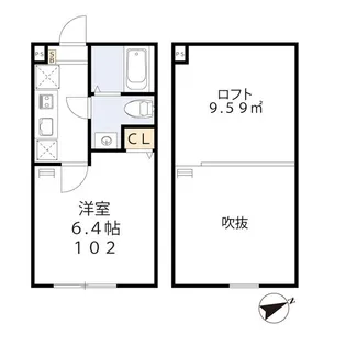 SEADD新百合ヶ丘B号棟【1階】の間取り