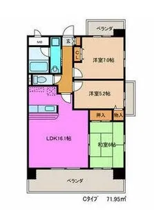 Sun Pier (サンピア)【2階】の間取り