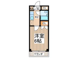 グリ-ンヒルつきみ野【1階】の間取り