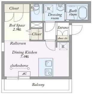 My Style vintage 南池袋【3階】の間取り