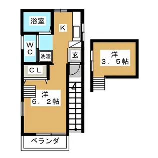 ライトコテージ【2階】の間取り