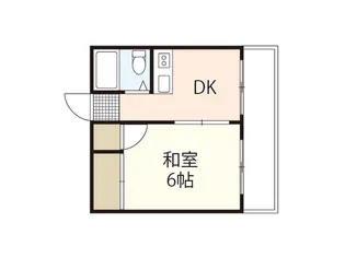 高岡ビル【4階】の間取り