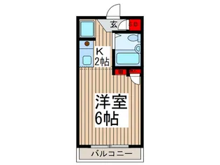 マンションシュウメイの間取り