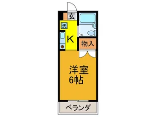 メゾン木犀【2階】の間取り