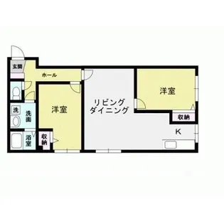 Wealthy長谷【3階】の間取り