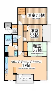 セントラル・ヒル鶴見E棟【3階】の間取り
