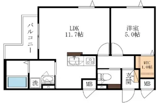 ATLAS東仲町【4階】の間取り