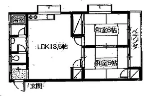 第2サンキ【2階】の間取り