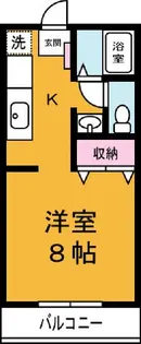 サンステージ赤城【1階】の間取り