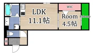 サウスメゾンサフィニア【2階】の間取り