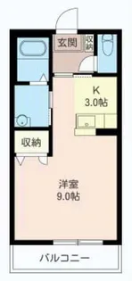 グラシュー ドゥ【2階】の間取り