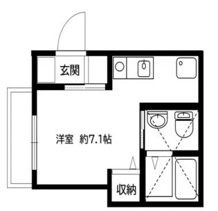 MINERUMO TSURUMI【2階】の間取り