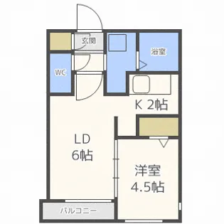 Norte15 (ノルテ15)【2階】の間取り
