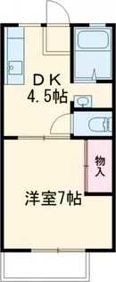 東栄ハイツ A【2階】の間取り