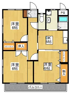 コーポ塚本II【1階】の間取り