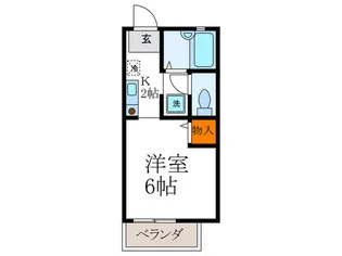 ビオレット【1階】の間取り