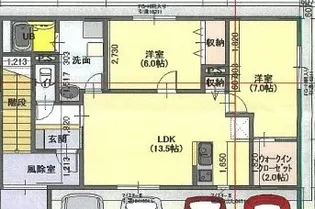 メゾンdeグレイス【1階】の間取り