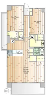ザ・パークハウス練馬美術の森【6階】の間取り