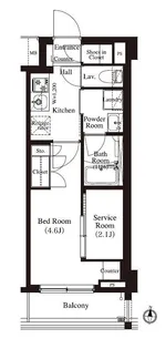 アーバンパーク住吉【5階】の間取り