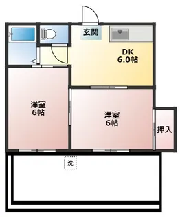 ファーファ―川島【2階】の間取り