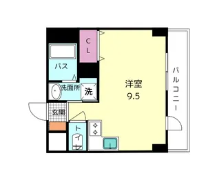 Kフラット三条【3階】の間取り