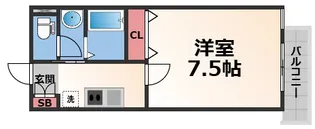 エムフラット衣摺I【2階】の間取り