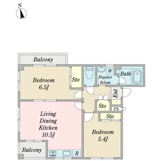 サンハイム3【2階】の間取り
