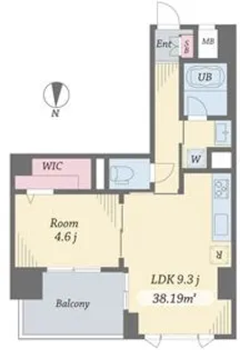 エルシノア住吉【3階】の間取り