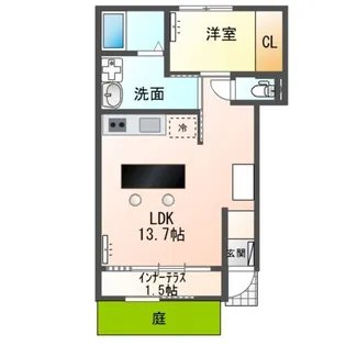 C‘est chouette【1階】の間取り