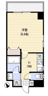 ヴァンクール【4階】の間取り
