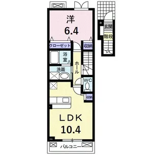 CASTILLO A【2階】の間取り