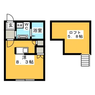 アノンテラス向ヶ丘遊園V【2階】の間取り