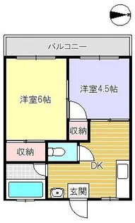 アカネレジデンス【2階】の間取り