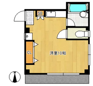 ガーデンカデット【1階】の間取り