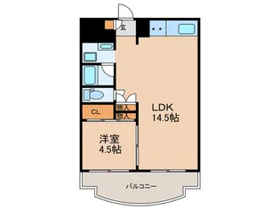 チサンマンション徳川町【2階】の間取り