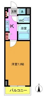 第8白子ビル【1階】の間取り