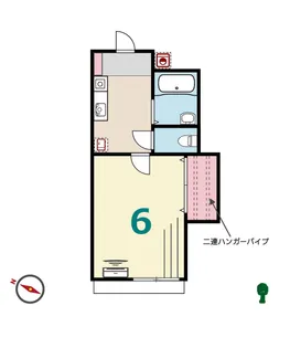 ハピネスハイム上星川【1階】の間取り