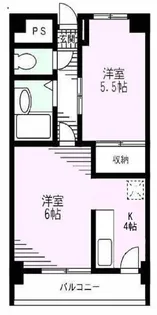 カーサ・グランメール淵野辺【4階】の間取り