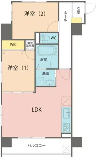 サンハイツ堀川II【6階】の間取り