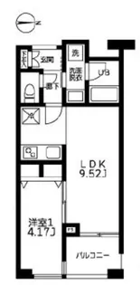 カーザビアンカ【6階】の間取り