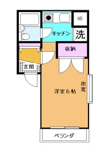 シャンブル南浦和【1階】の間取り