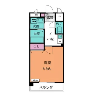 V Be cozy【3階】の間取り