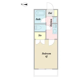 αNEXT春日部第2【1階】の間取り