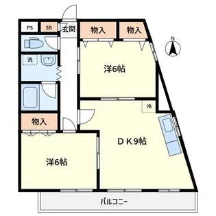 ハニーシャトルK【2階】の間取り
