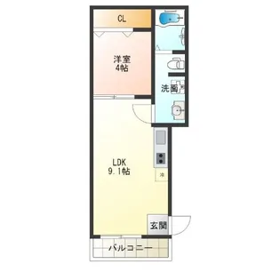 YS maison CAMELIA【2階】の間取り