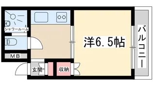 中村マンション【5階】の間取り