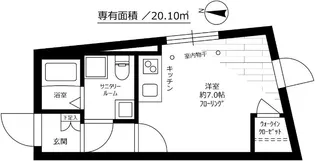 クラリア野方イースト【2階】の間取り