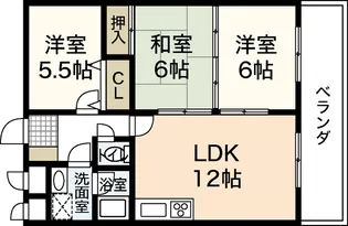 コリーヌ・ヴェール(Colline Vert)【2階】の間取り