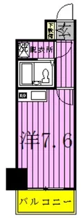 コスモ北千住【3階】の間取り